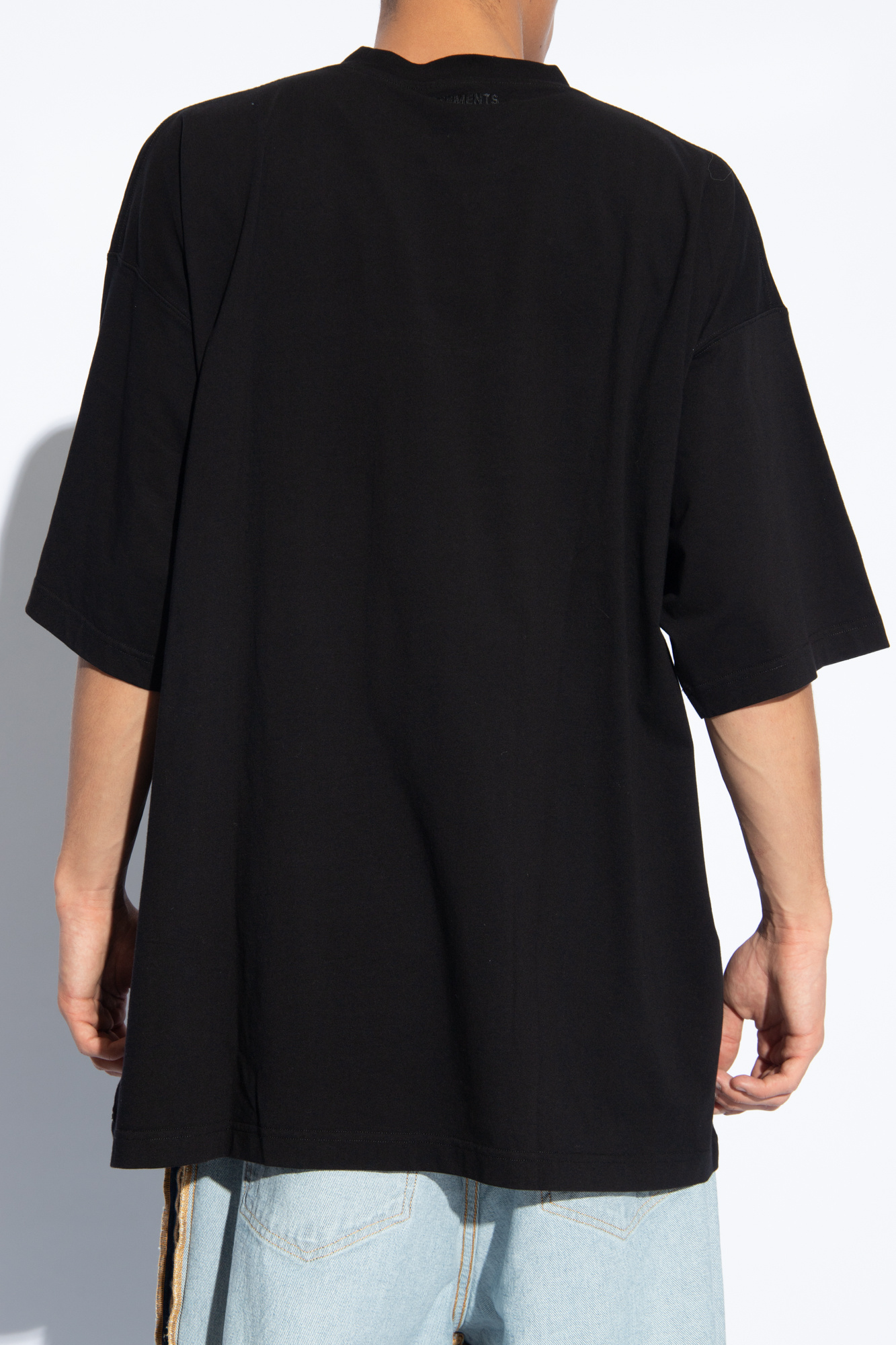 VETEMENTS UA66HD600BRBLACKRED 関税送料込 SchaferandweinerShops KR - Black Printed hoodie VETEMENTS